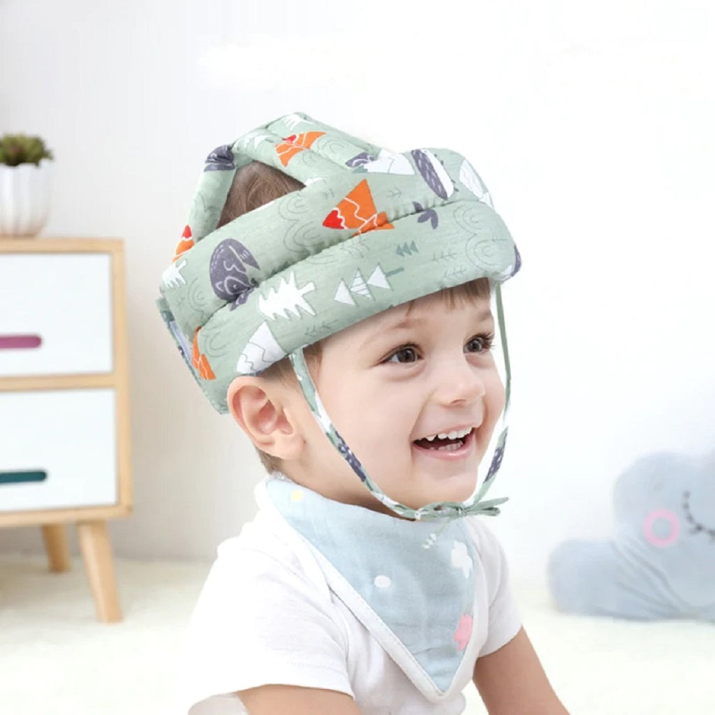 Casque de marche pour bébé, casque anti-choc pour bébé pour protège-tête,  capuchon de protection réglable, coussin de tête pour marcher et jouer 